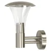Wandlamp Belluno RVS staand Diamant