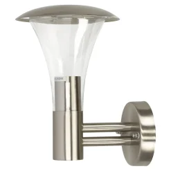 Wandlamp Belluno RVS staand Diamant