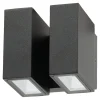 Wandlamp LED Perelli dubbel Diamant