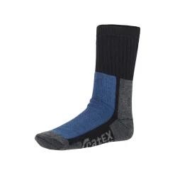 Werksok zwartgrijs-blauw 35-38 (1 pak)