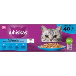 Whiskas 7+ natvoer senior 40 stuks