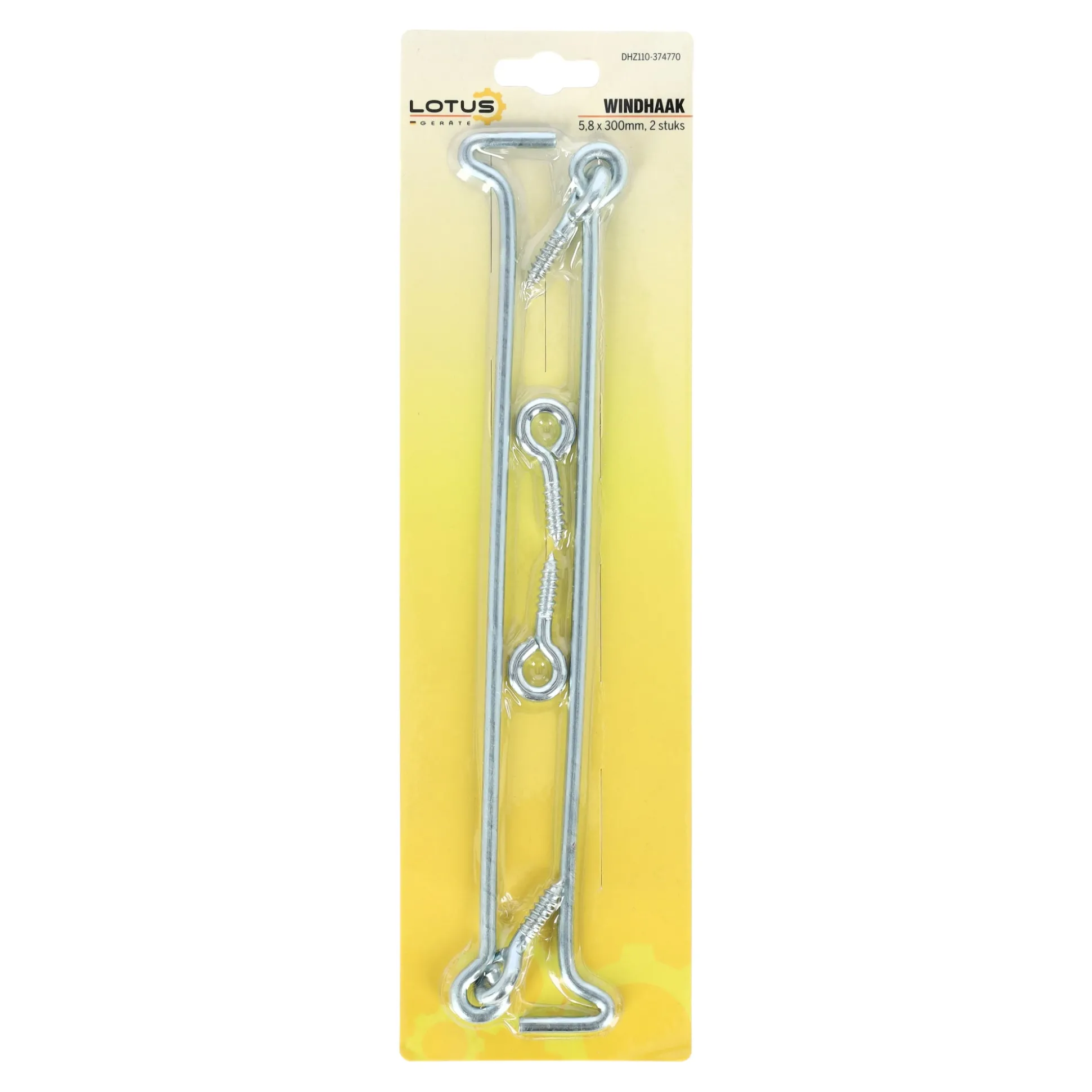 Windhaak 5,8 x 300 mm 2st. Lotus