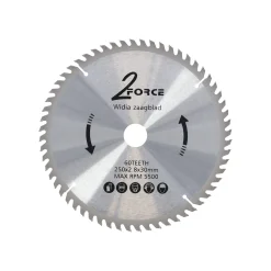 Zaagblad Ø250 mm 30as 60T 2-Force