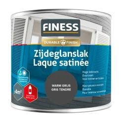 Zijdeglans warm grijs 14292 250ml Finess