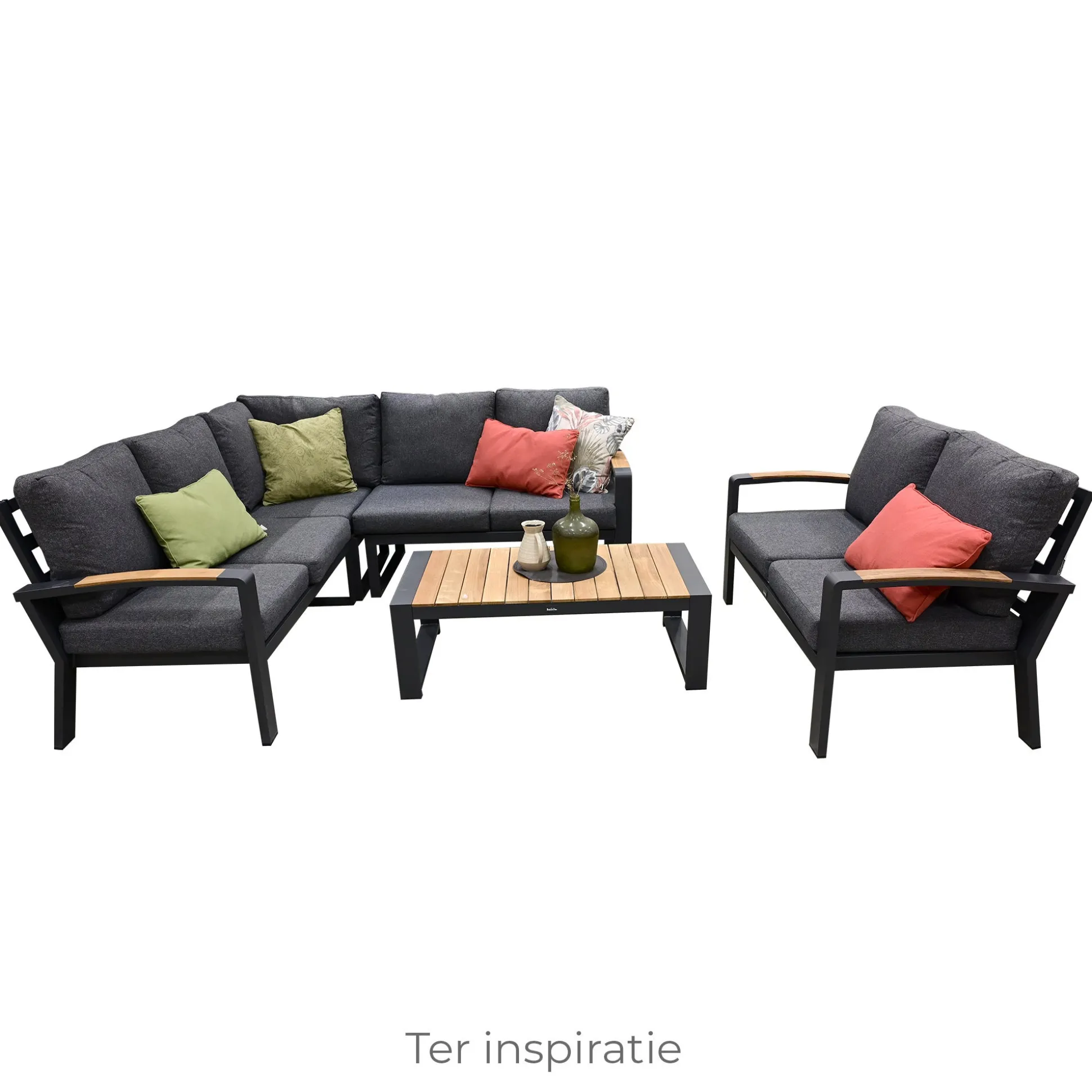 3-zitsbank Foxton Antraciet Bois le Duc