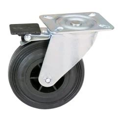 Zwenkwiel met rem ZP63A 200mm